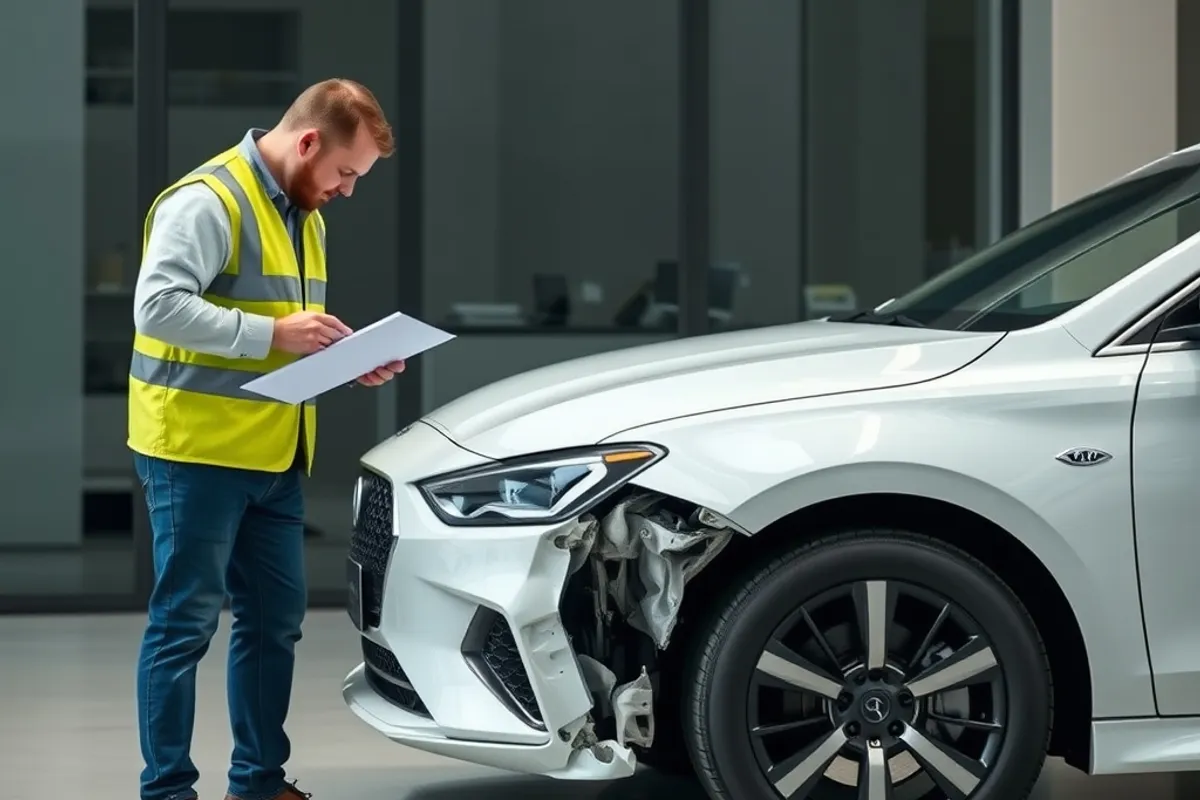 Driver comparing car insurance quotes on a laptop at home